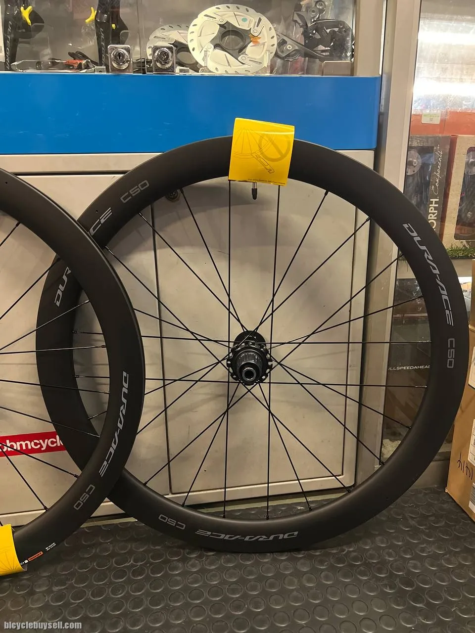 SHIMANO Dura Ace Disc Wheelset WH-R9270 C50 Carbon Tubeless Thru Axle With Wheel Bag