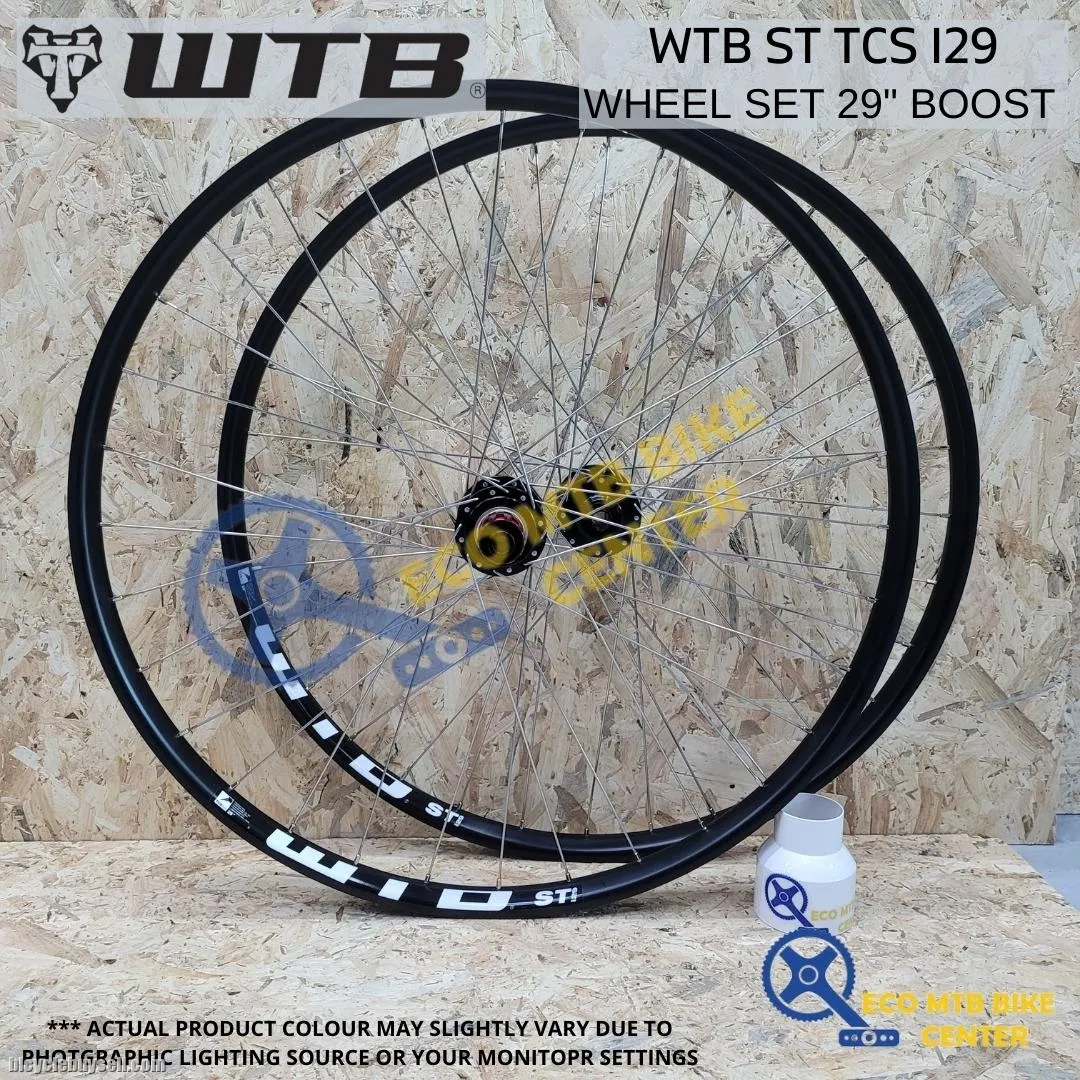 WTB ST TCS i29 29" Boost Wheel Set With Silver Spokes &amp; Double Wall Tubeless â€“ Shimano 8/9/10/11 Spe