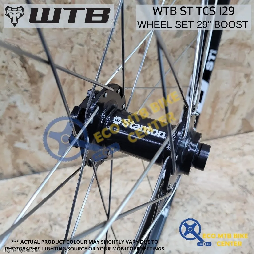 WTB ST TCS i29 29" Boost Wheel Set With Silver Spokes &amp; Double Wall Tubeless â€“ Shimano 8/9/10/11 Spe