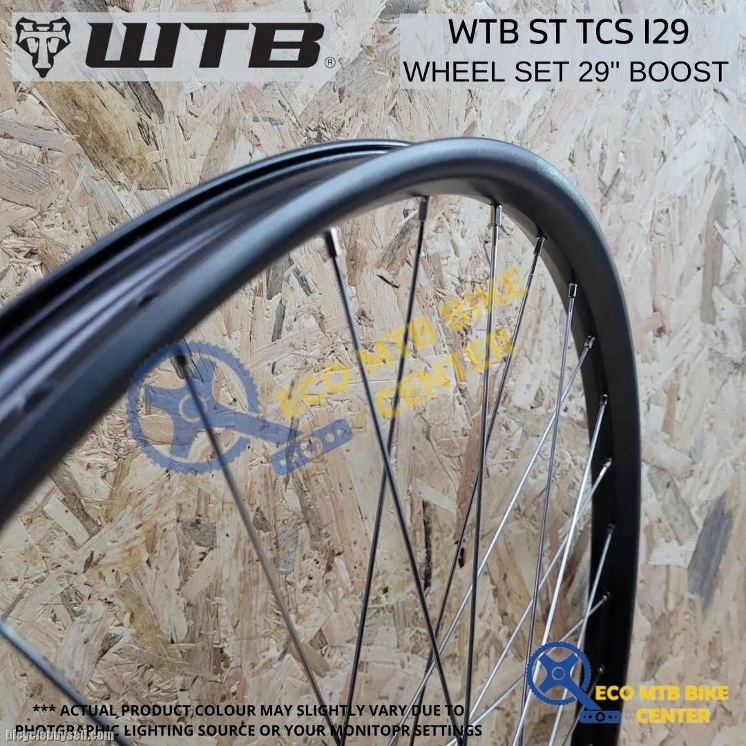 WTB ST TCS i29 29" Boost Wheel Set With Silver Spokes &amp; Double Wall Tubeless â€“ Shimano 8/9/10/11 Spe