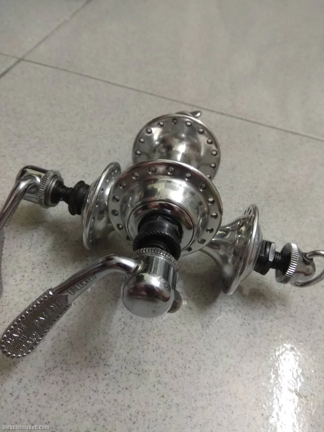 Vintage Campagnolo Super Record Hubs 36 Holes