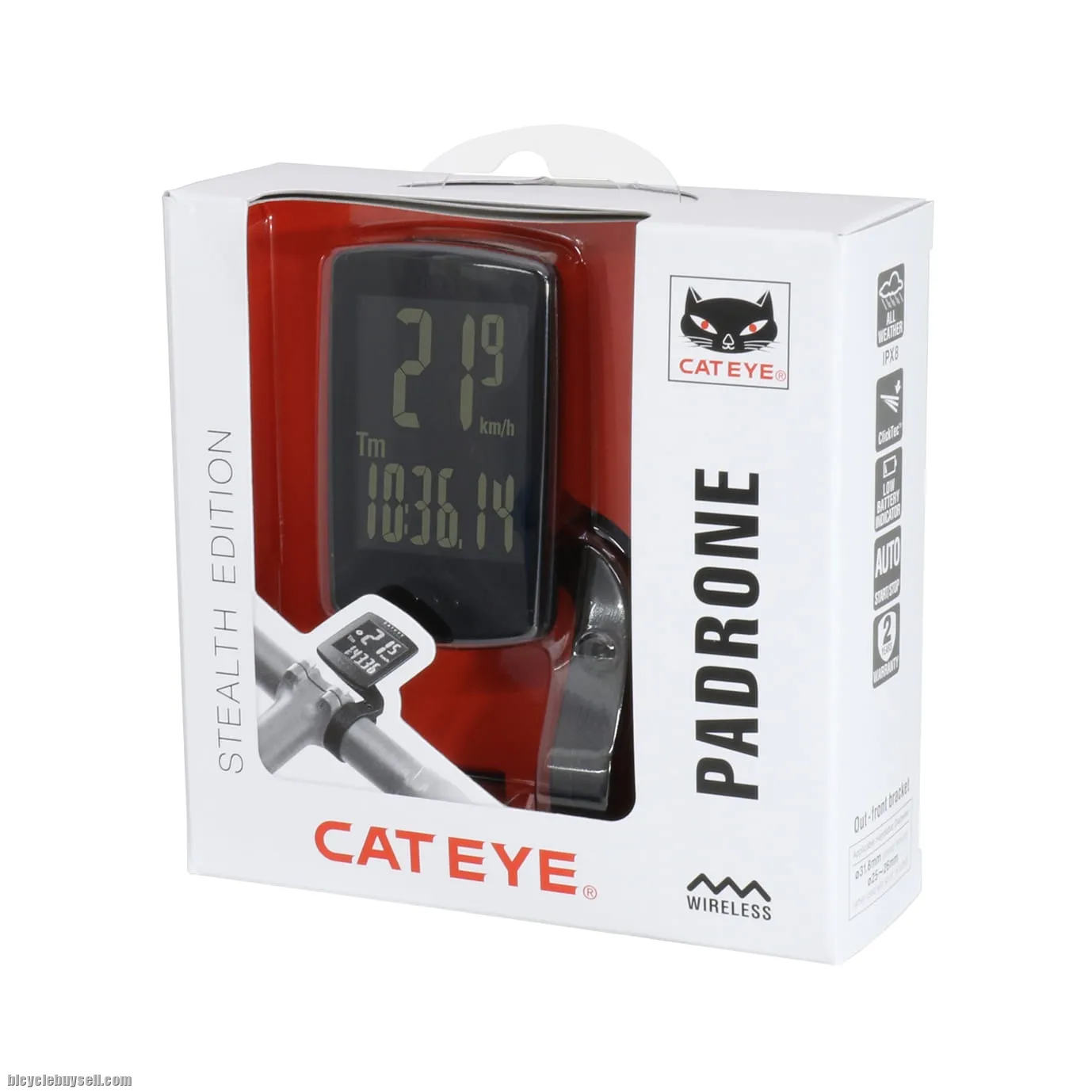 Cateye Padrone Wireless Meter  (Stealth Edition)
