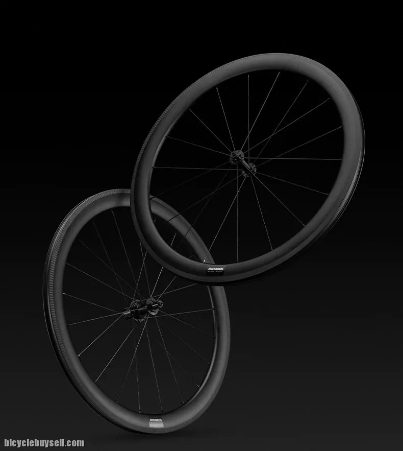 ROCKBROS TXR1 38MM 50MM Carbon Wheelset 1420g Road Bike 700C Rim Brake Clincher Rim RB Sapim CR2 R25