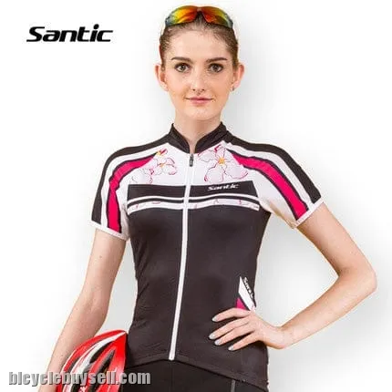 Santic Bella Women's Power-Dry Breathable Anti-sweat Jersey. Stock Clearance