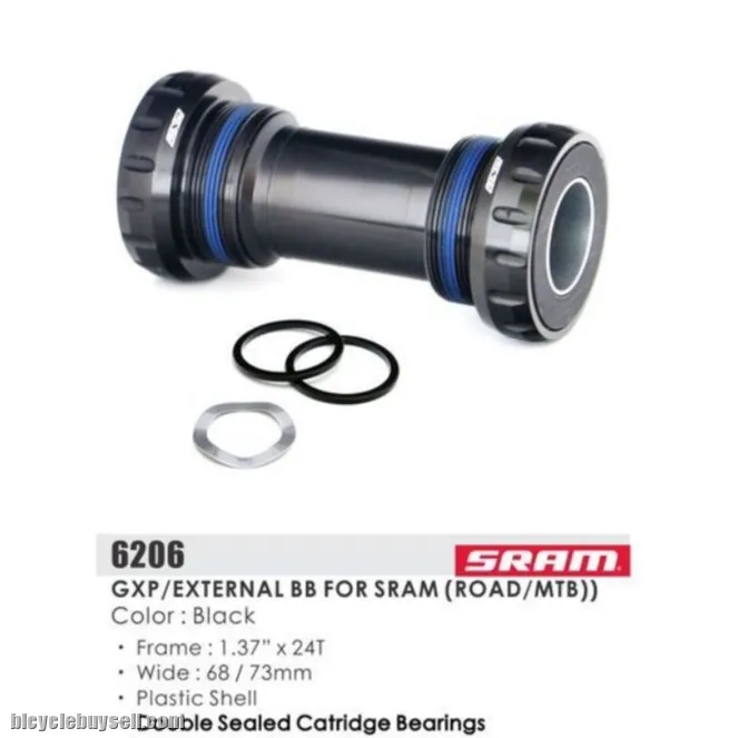 UNO GXP EXTERNAL BOTTOM BRACKET SEALED CATRIDGE BB FOR SRAM