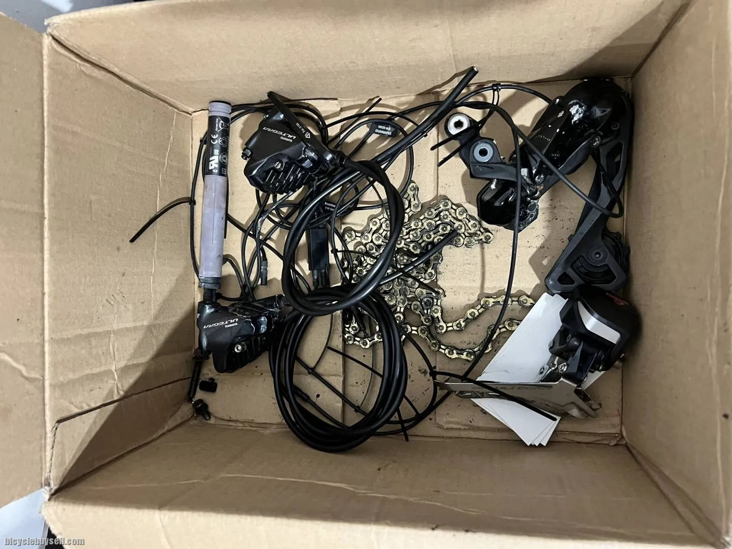 (sold) shimano ultegra DI2 groupset