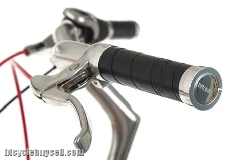 Brooks Slender Leather Grips 130mm call for best price