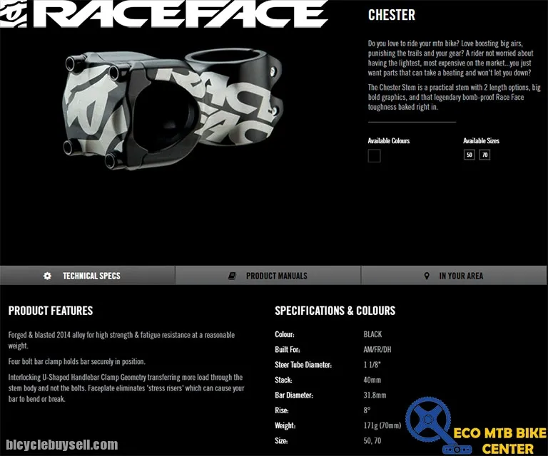 RACEFACE Chester Stem