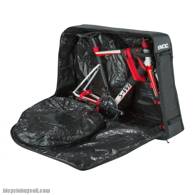 2019 BIKE TRAVEL BAG (Black/ chili red)