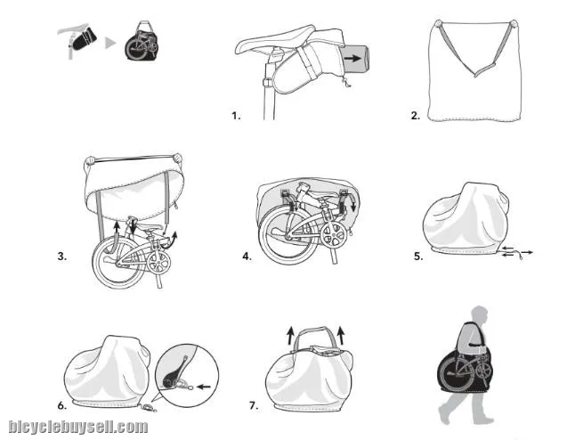 DAHON Carry On folding bike cover bag for ETS