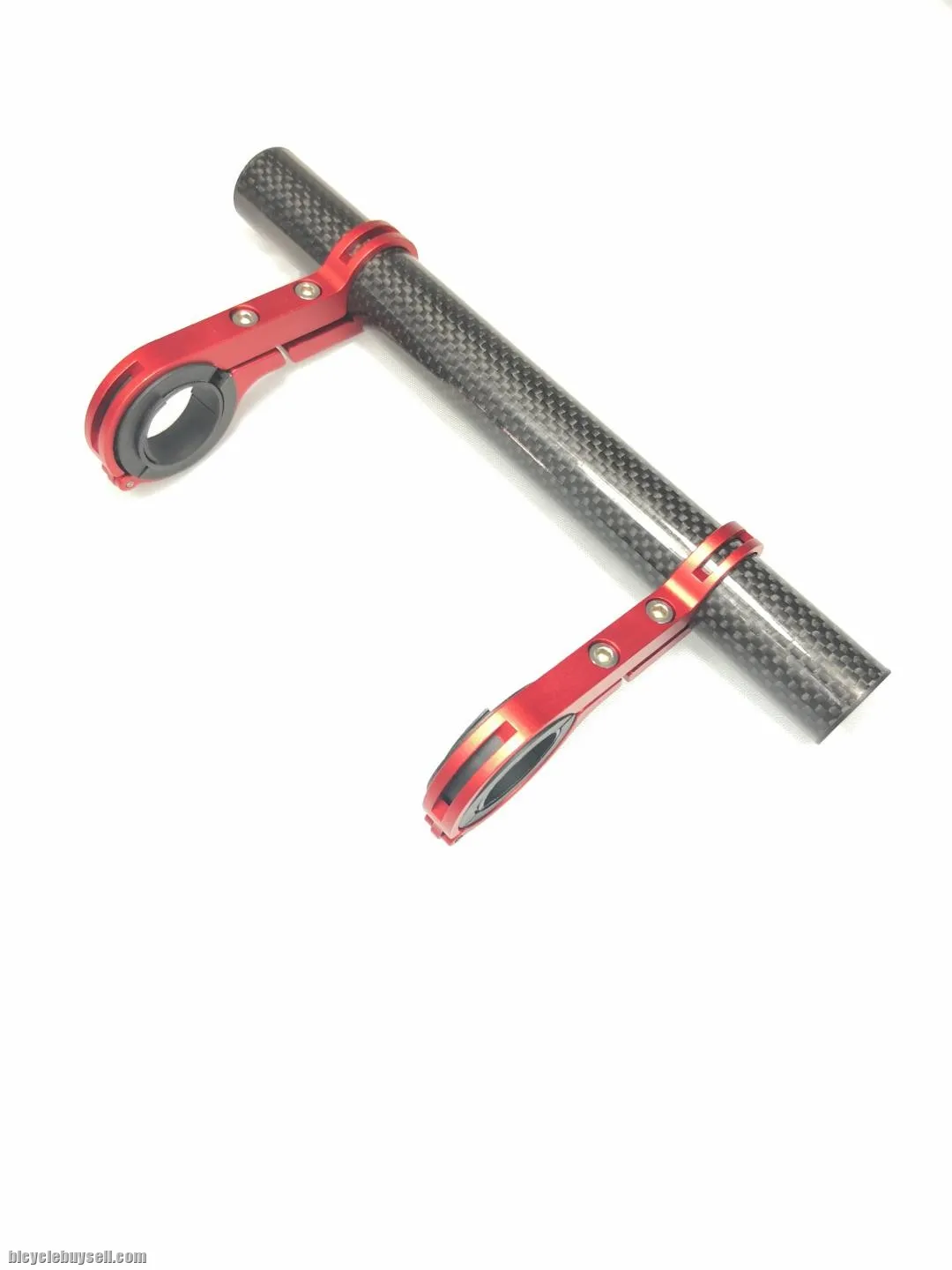 Aluminium Alloy Carbon Fiber Handle Bar Extender [Aluminium Alloy, 20cm, Lightweight]