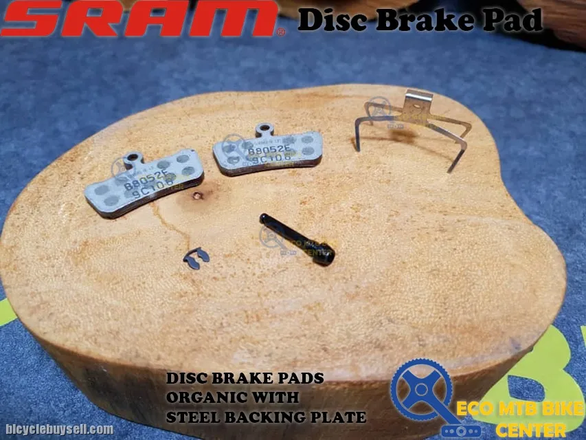 SRAM Disc Brake Pads Organic With Aluminium/Steel Backing Plate