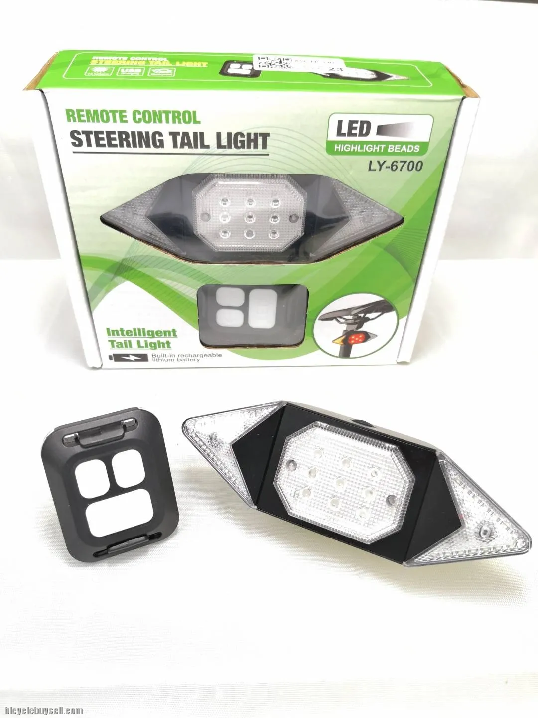 Wireless USB Rechargeable Turn Signal Tail light [Wireless, USB Rechargeable, Remote]