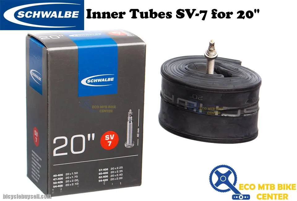 SCHWALBE Inner Tubes SV-7 for 20"