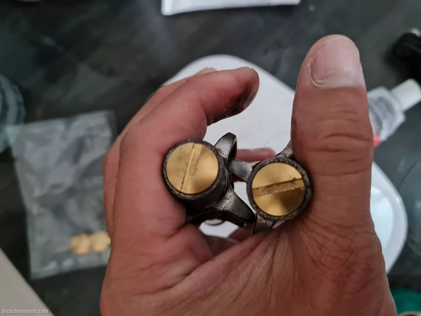 Crankbrothers Eggbeater Titanium End Cap and Bearing Kit