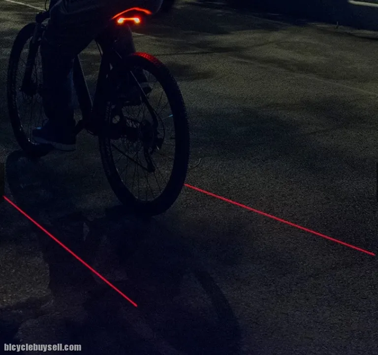 Rechargeable Wireless Remote Control Turn Sign Bicycle Light Lamp [Laser, USB, Wireless]