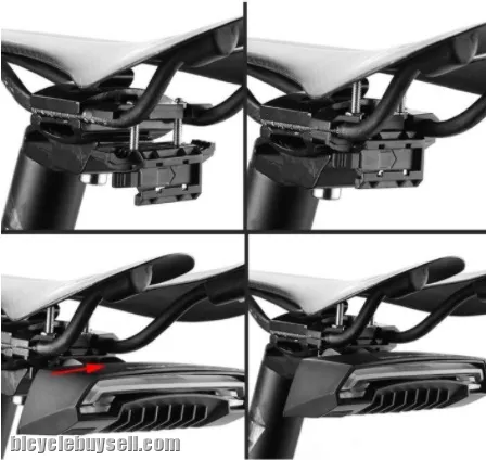 Rechargeable Wireless Remote Control Turn Sign Bicycle Light Lamp [Laser, USB, Wireless]