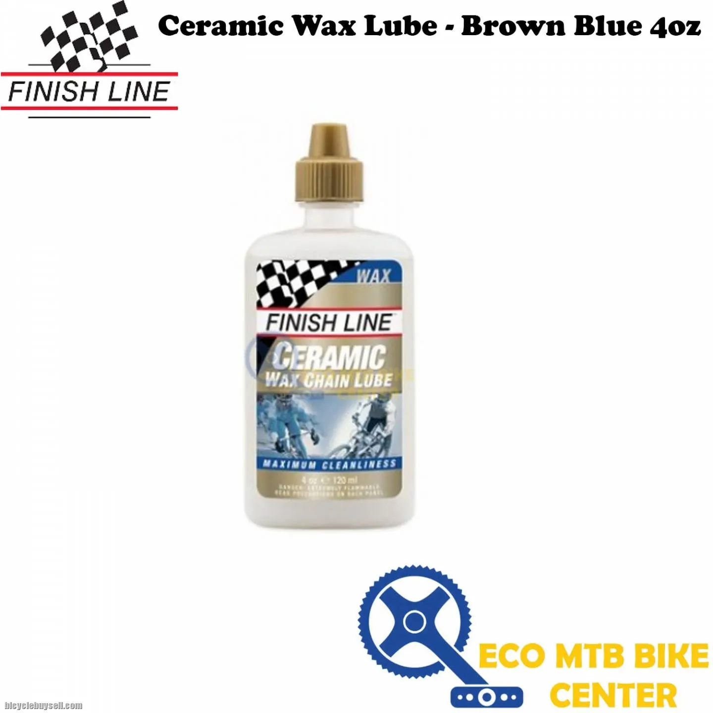 FINISH LINE Ceramic Wax Lube - Brown Blue 4oz