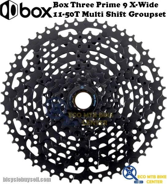 BOX COMPONENTS Box Three Prime 9 X-Wide 11-50T Multi Shift Groupset