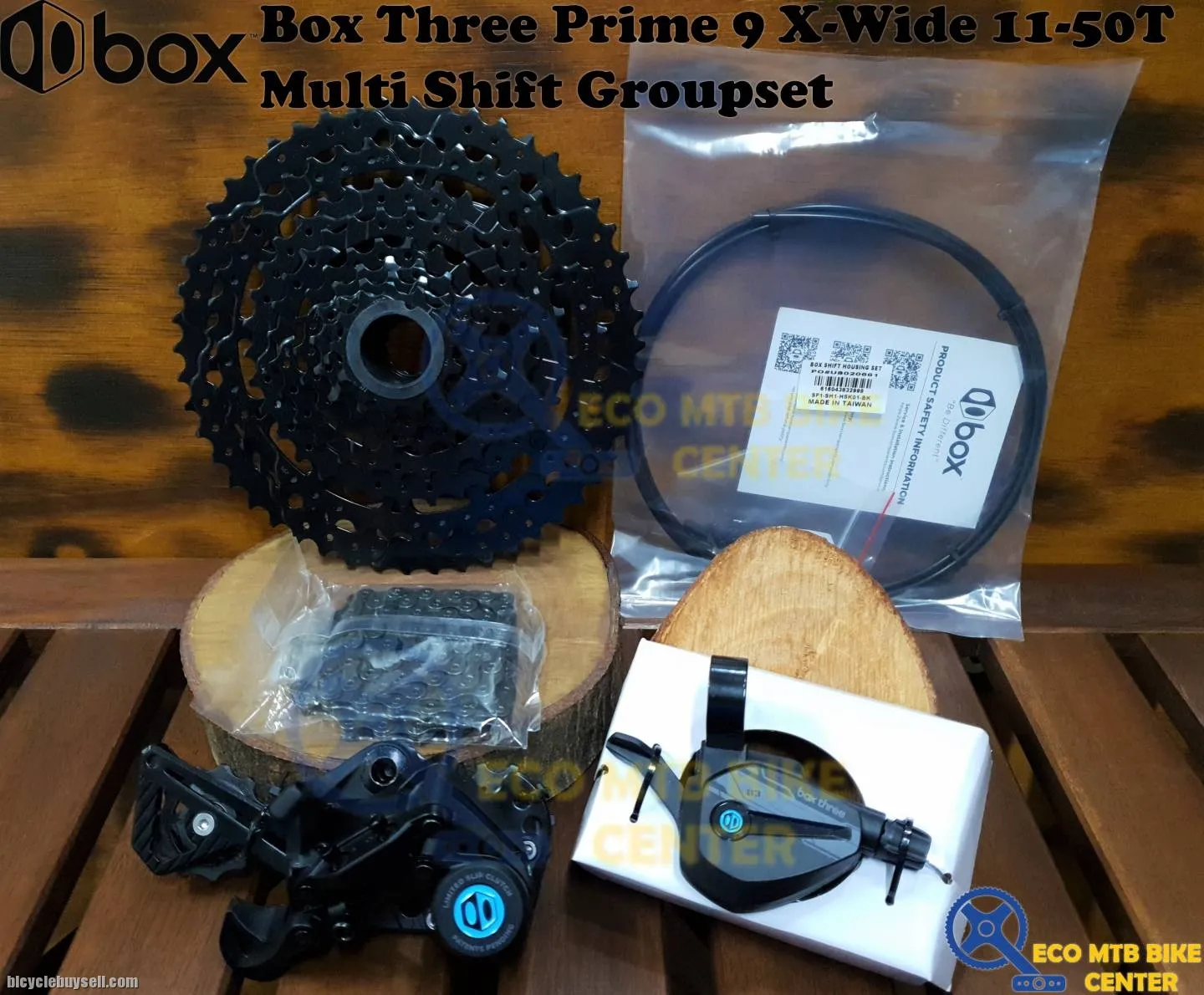 BOX COMPONENTS Box Three Prime 9 X-Wide 11-50T Multi Shift Groupset