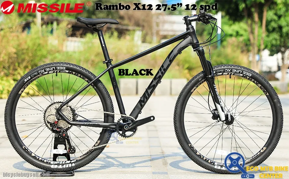 MISSILE Bike Rambo X12 27.5" x 17" 12 Speed MTB
