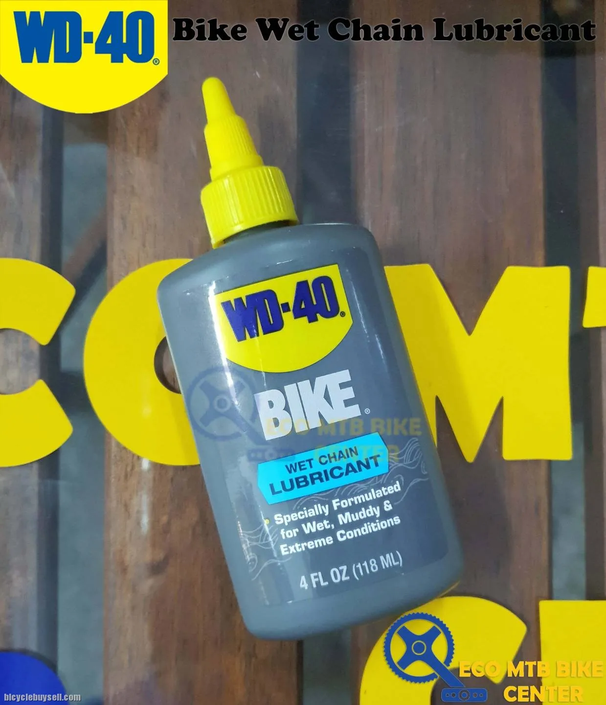 WD-40 Bike Wet Chain Lubricant 4oz (118ml)