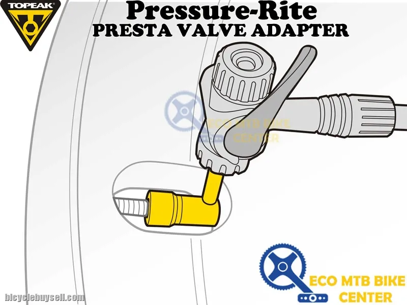 TOPEAK Pressure-Rite Shock / Presta Valve Adapter