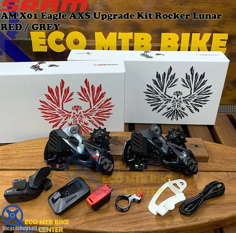 SRAM AM X01 Eagle AXS Upgrade Kit Rocker Lunar Red / Grey