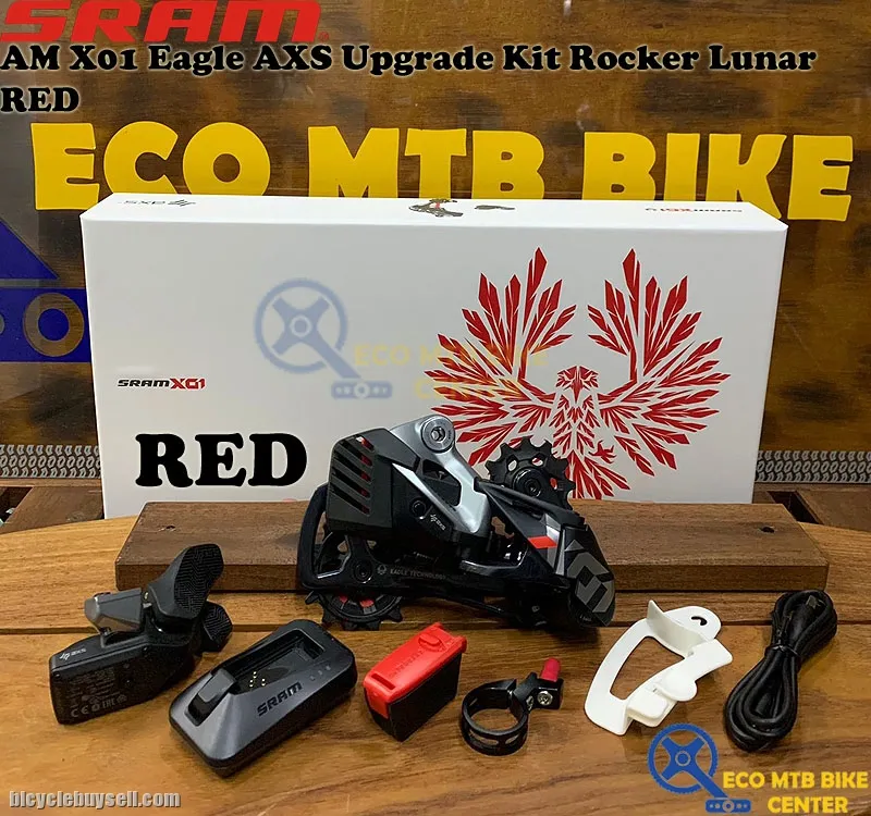 SRAM AM X01 Eagle AXS Upgrade Kit Rocker Lunar Red / Grey