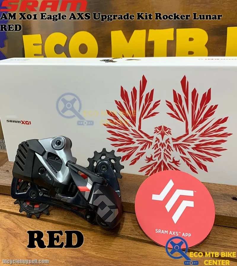 SRAM AM X01 Eagle AXS Upgrade Kit Rocker Lunar Red / Grey