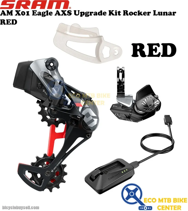 SRAM AM X01 Eagle AXS Upgrade Kit Rocker Lunar Red / Grey