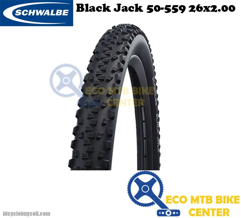 SCHWALBE Tires Black Jack 50-559 26x2.00 K-Guard
