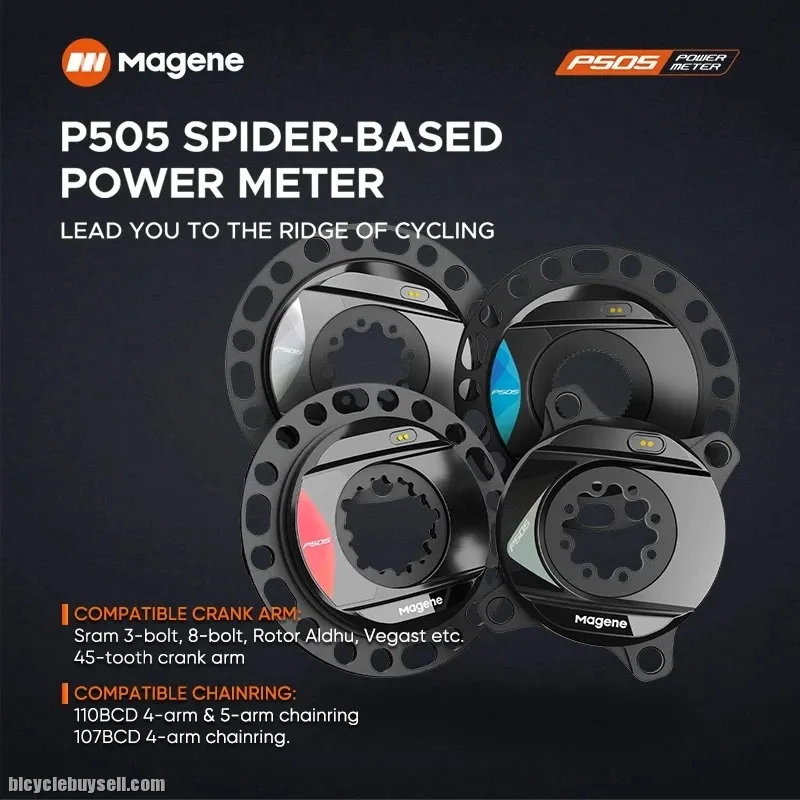 MAGENE P505 spider-based power meter P505-S1078 2500W SRAM AXS 107BCD chainring