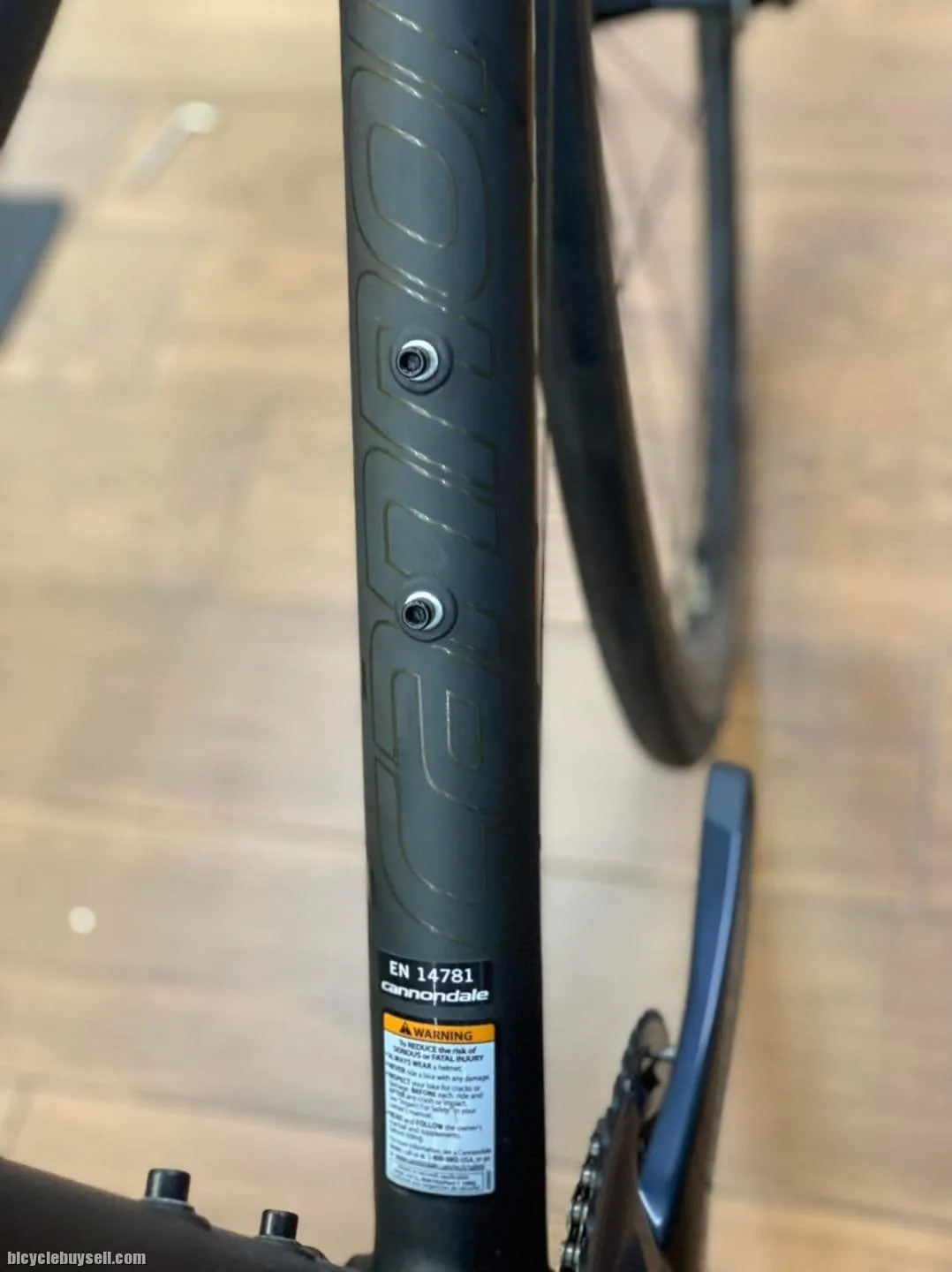 Cannondale Superevo Black in Custome Bike