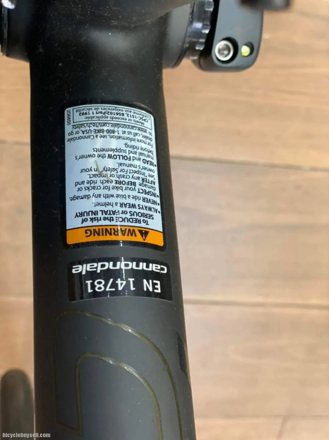 Cannondale Superevo Black in Custome Bike
