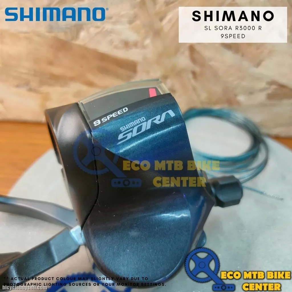 SHIMANO SORA R3000 Series 9 Speed Rear Derailleur + Shifter RD-R3000-SS + SL-R3000-R