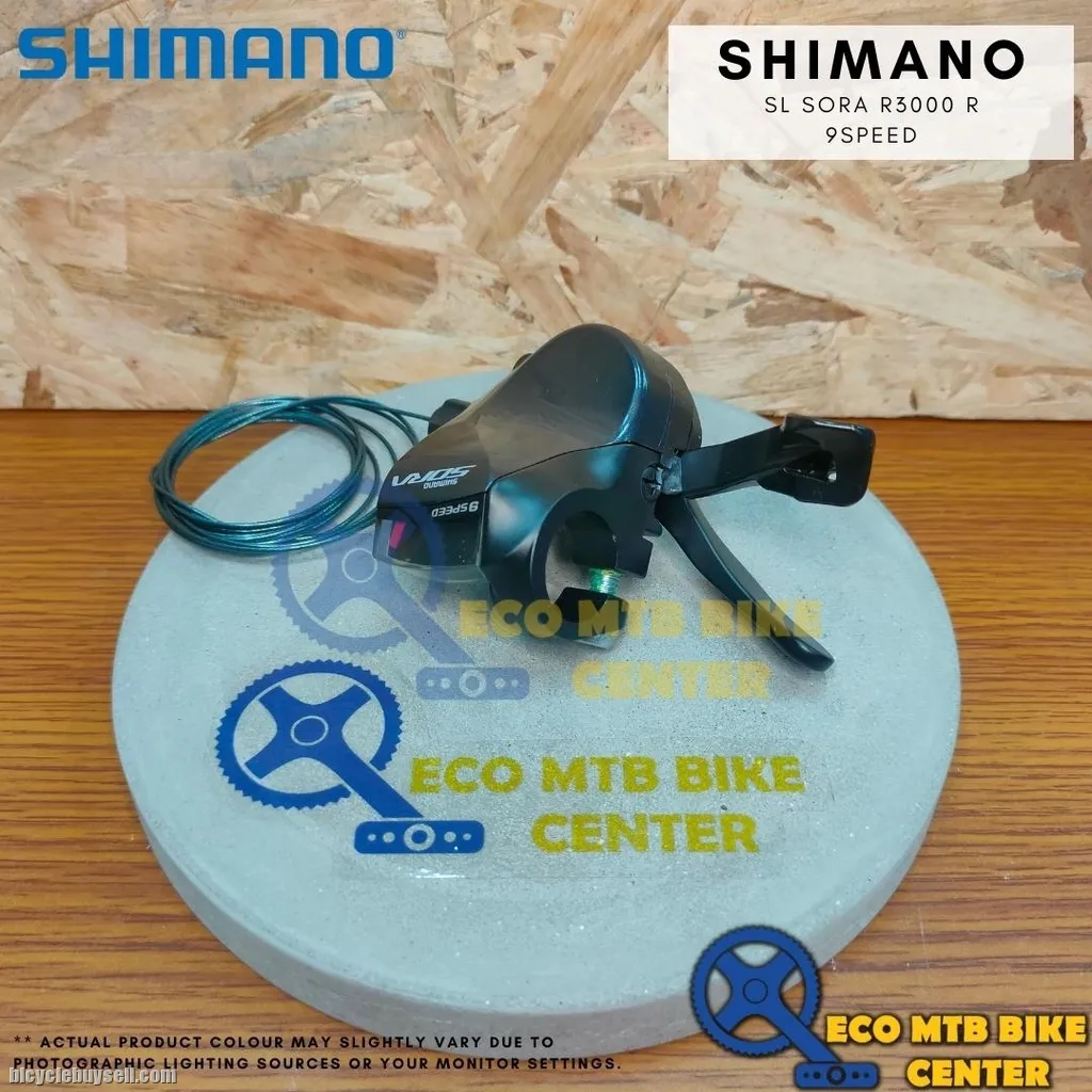 SHIMANO SORA R3000 Series 9 Speed Rear Derailleur + Shifter RD-R3000-SS + SL-R3000-R