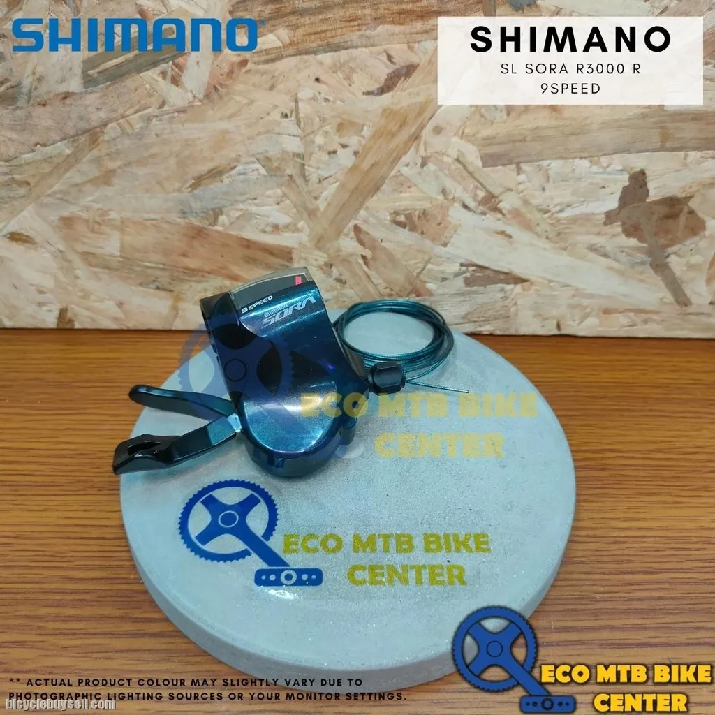 SHIMANO SORA R3000 Series 9 Speed Rear Derailleur + Shifter RD-R3000-SS + SL-R3000-R
