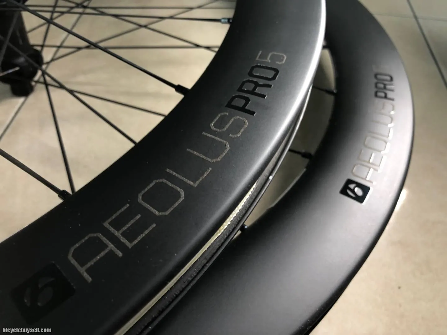 WTS used Bontrager Aeolus Pro 5 Disc Carbon 50mm Wheelset