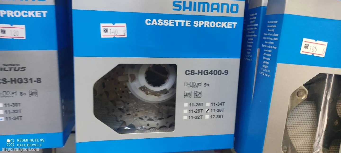 SHIMANO ALIVIO CS-HG400 9 SPEED CASSETTE 11-36T