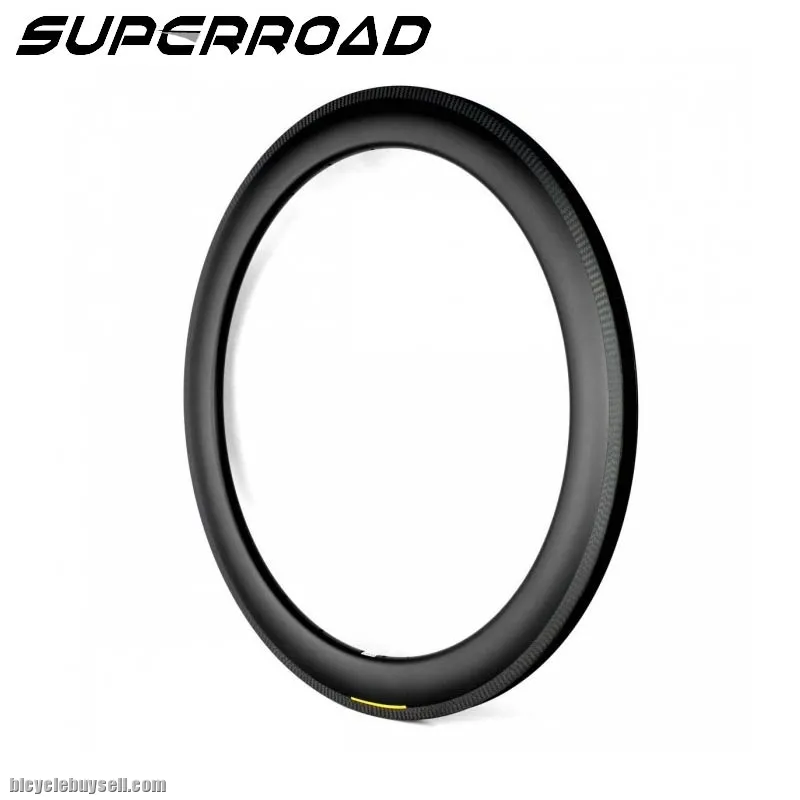 60mm Carbon Fiber Road Bike Clincher Rims 700C