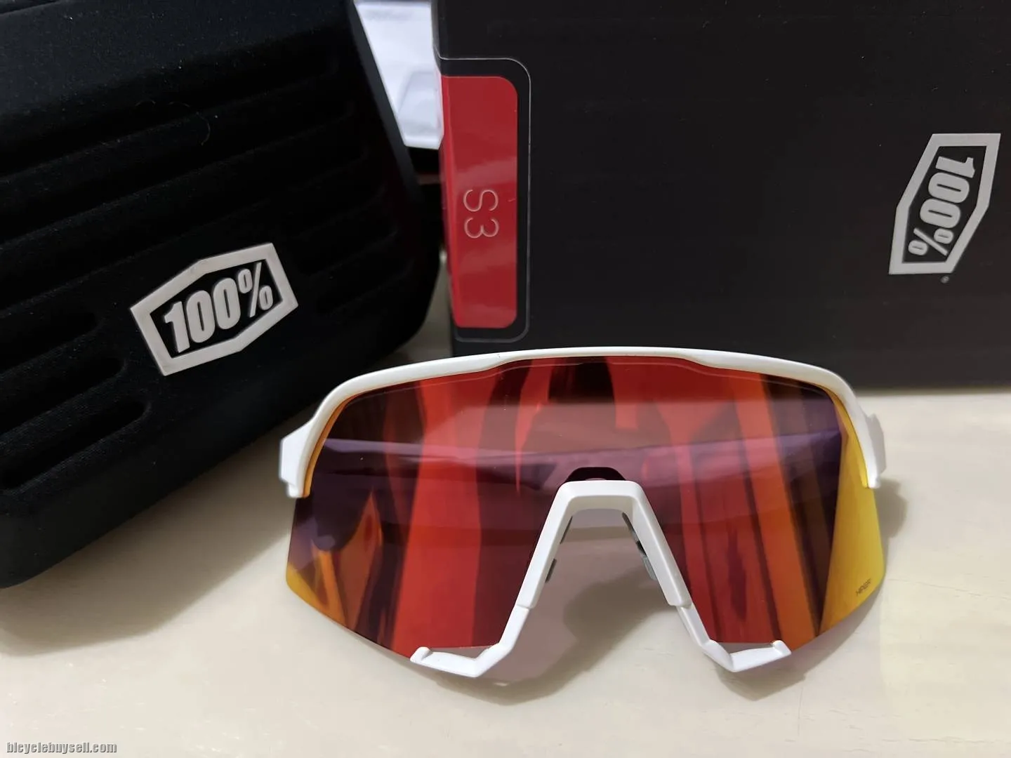 100% s3 soft tact red multilayer mirror lens