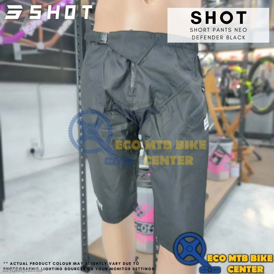 SHOT SHORT PANTS NEO DEFENDER BLACK