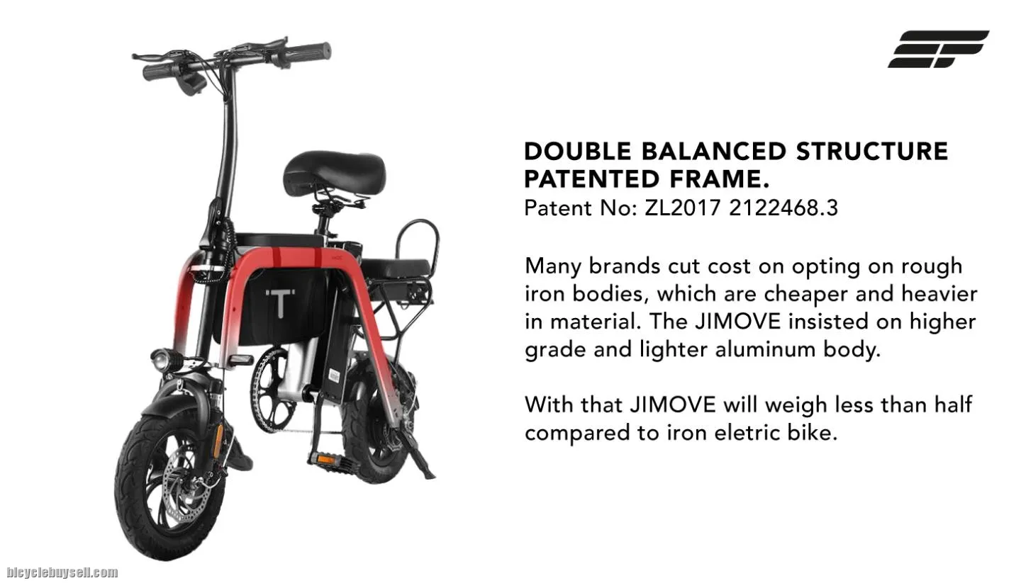 Electric Bicycle JIMOVE M2 (Parent &amp; child e-bike)