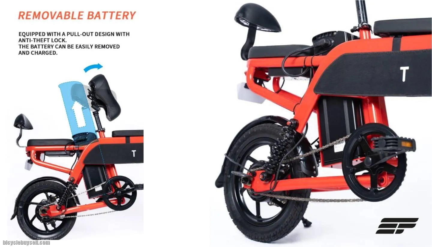 Electric Bicycle JIMOVE M2 Pro (Parent &amp; child e-bike)
