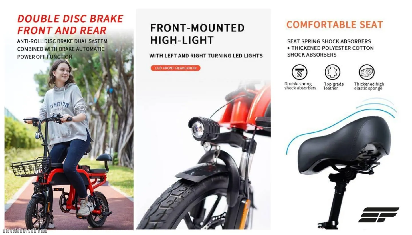 Electric Bicycle JIMOVE M2 Pro (Parent &amp; child e-bike)