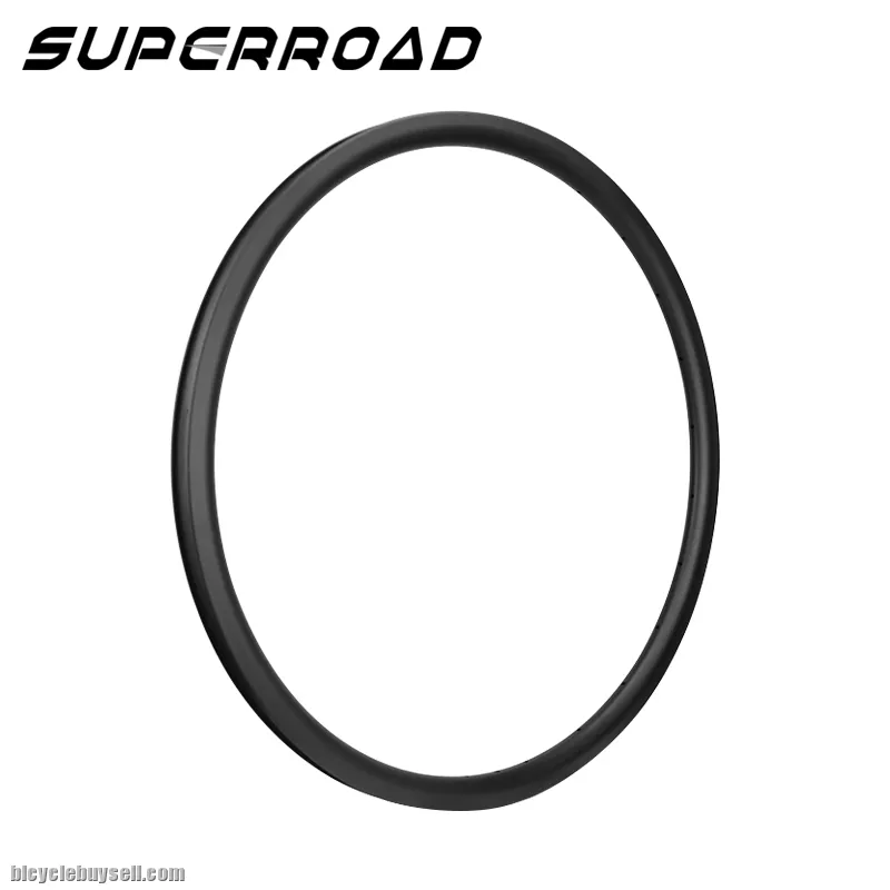 30mm Width Disc Brake Tubeless Carbon Fiber Cyclcocross Bike Clincher Rims