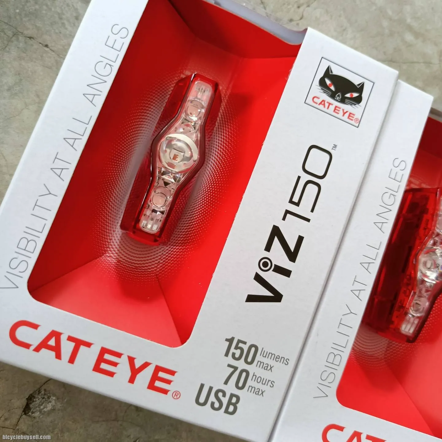100% ORIGINAL Cateye Headlights Rechargeable Headlights Safety Lights / REAR LIGHT AMPP / VIZ SERIES