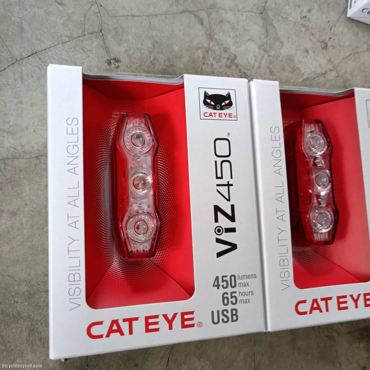 100% ORIGINAL Cateye Headlights Rechargeable Headlights Safety Lights / REAR LIGHT AMPP / VIZ SERIES
