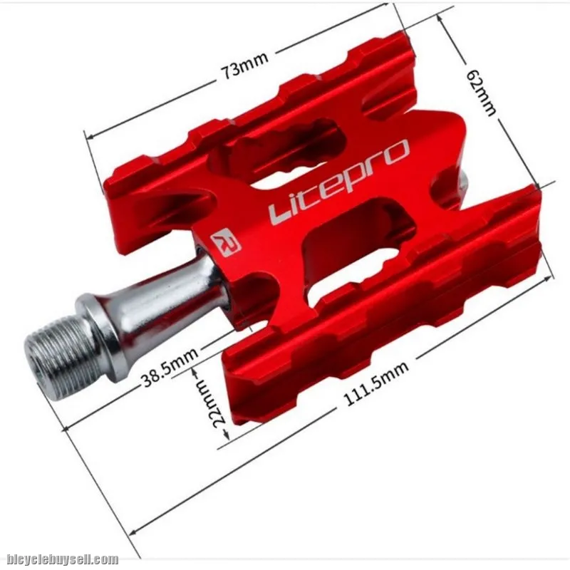 litepro sealed bearing 4 bearing pedal folding bike / mini velo camp jave xds trs crossmac